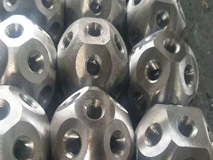 河津螺栓球网架杆件制作