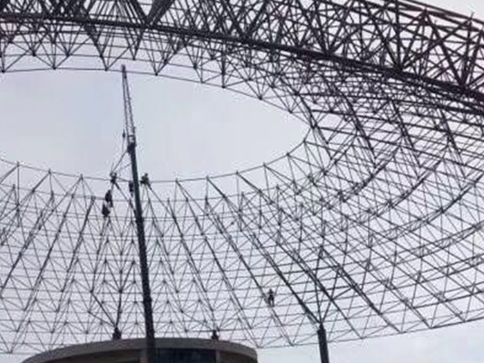 河津篮球馆球形网架厂家价格