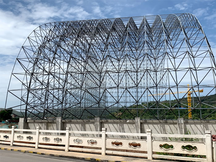 河津山寨矿储煤棚网架